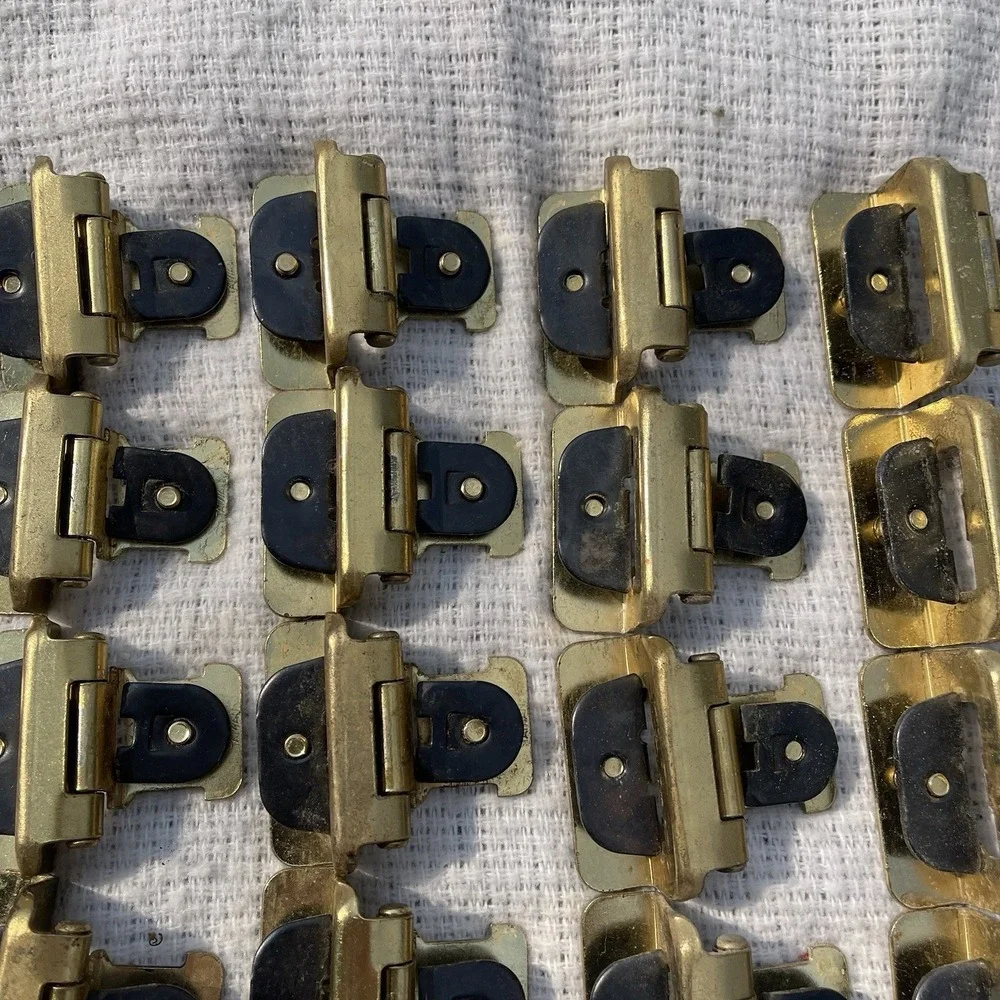 Vintage Style Amerock Double Demountable Cabinet Hinge 3/8